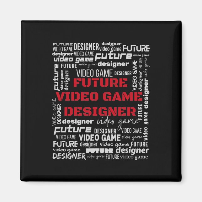Aimant Développeur de jeu vidéo Futur concepteur de jeu v (Devant)