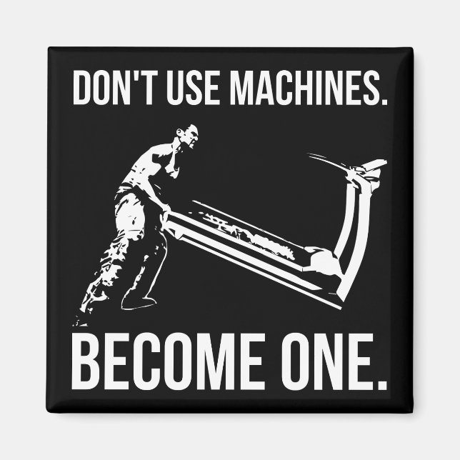 Aimant Devenez Une Machine - Dessin, Homme Forte, Tapis (Devant)