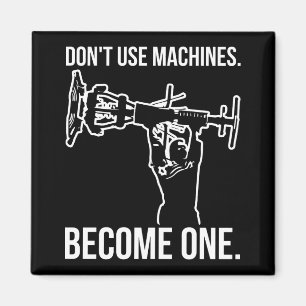 Aimant Devenez Une Machine - Drôle Cartoon Strongman Lift