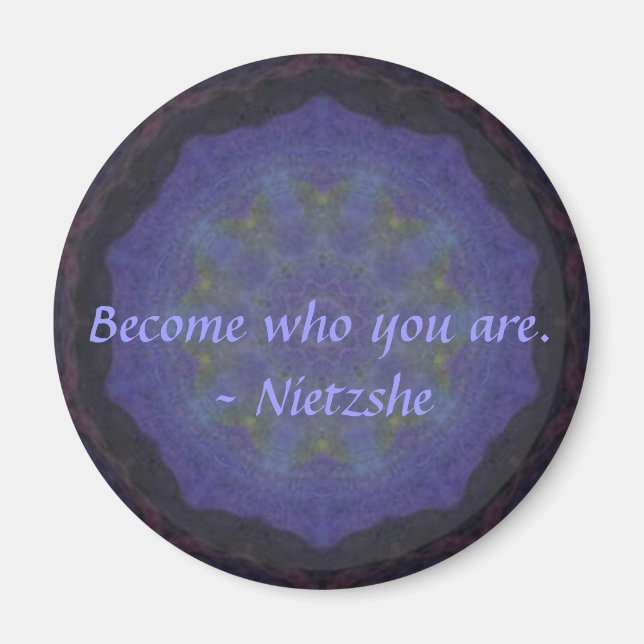 Aimant Deviens qui tu es. - Nietzshe (Devant)