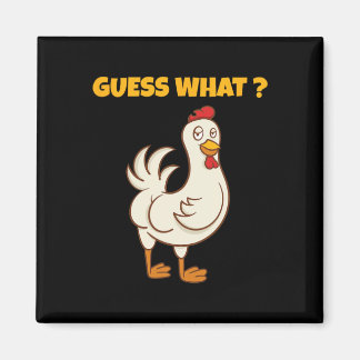 Aimant Devinette Drôle Quel Cul de Poulet ! Ferme Poulet 
