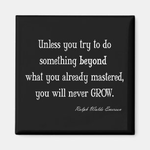 Aimant Devis de maîtrise vintage Emerson Inspirational Gr