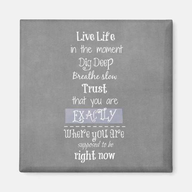 Aimant Devis inspirant (Devant)