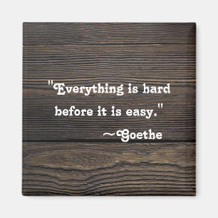 Aimant Devis inspirant   Motivation Goethe
