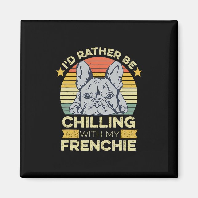 Aimant Devis Pour Un Propriétaire Français De Bulldog 1 (Devant)