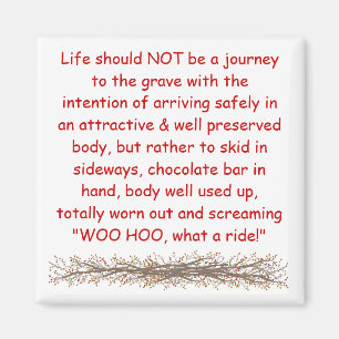 Aimant Devise à vivre par