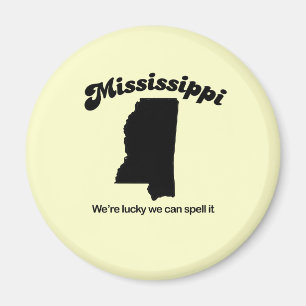 Aimant Devise du Mississippi - orthographiez-la