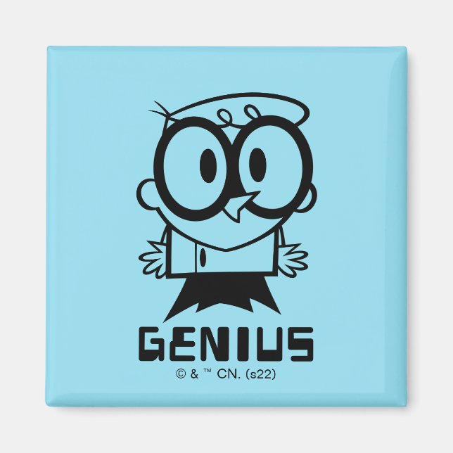 Aimant Dexter "Genius" - Graphique en bref (Devant)