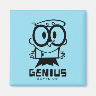Aimant Dexter "Genius" Outline Graphic
