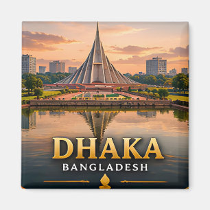 Aimant Dhaka Bangladesh Asie du Sud Capitale 📍
