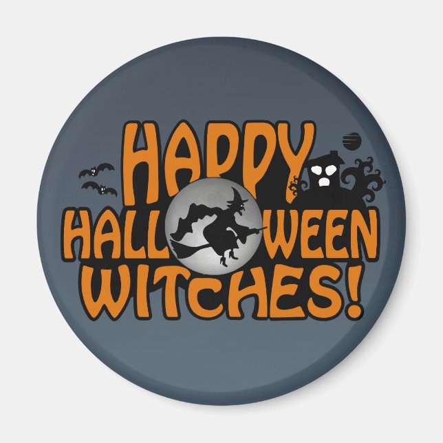 Aimant d'Halloween (Devant)