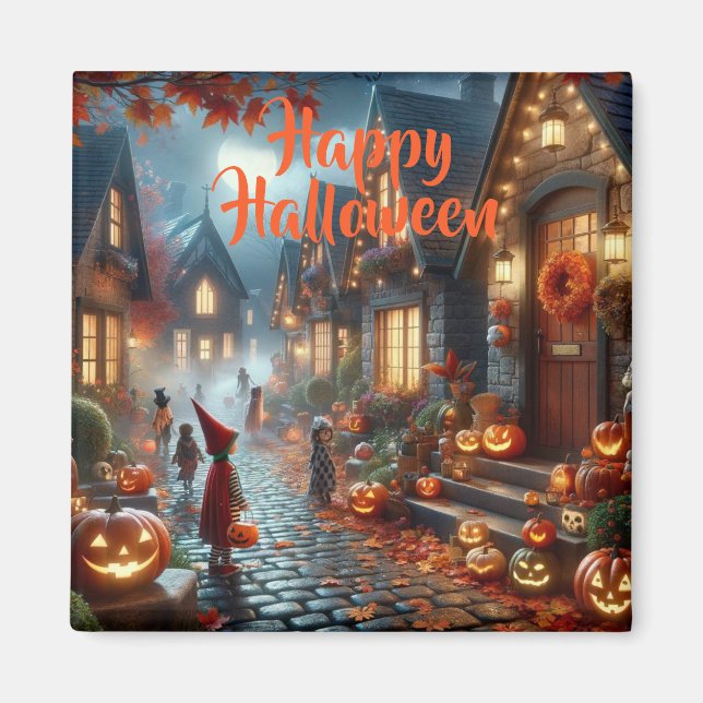 Aimant d'Halloween (Devant)