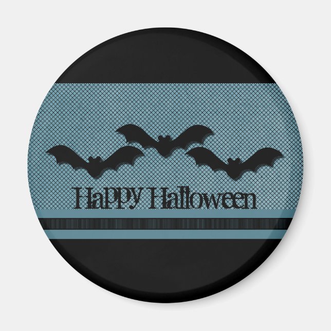 Aimant d'Halloween chauves-chauves-souris déplaisa (Devant)