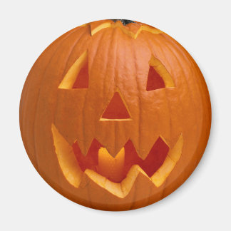 Aimant d'Halloween Citrouille sculpté