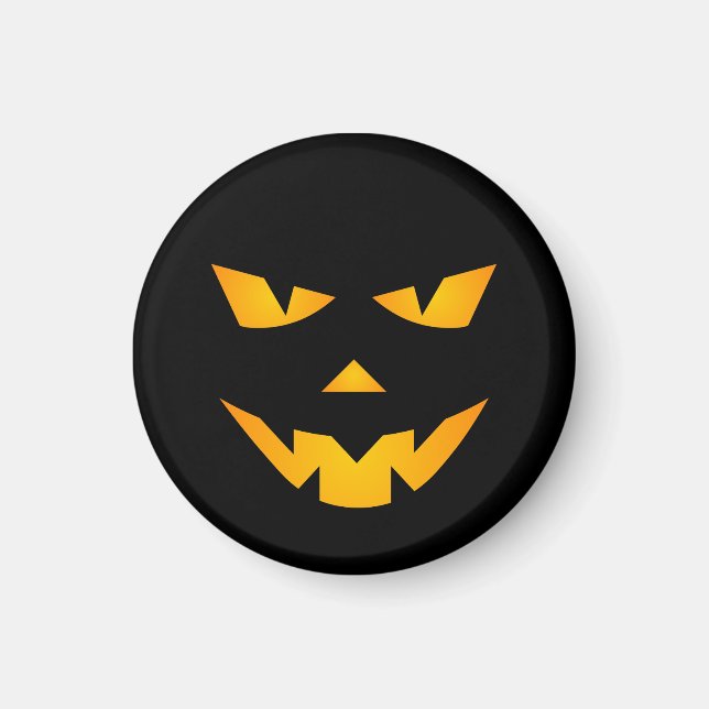 Aimant d'Halloween Jack-o-Lantern (Devant)