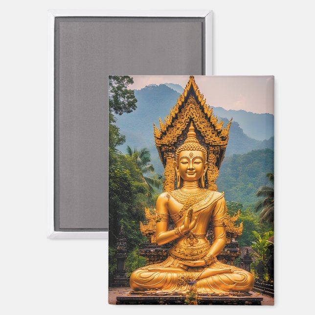 Aimant Dhamma doré dans les collines du Nord (Recto/Verso)