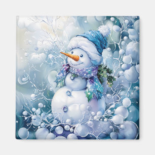Aimant d'hiver bleu