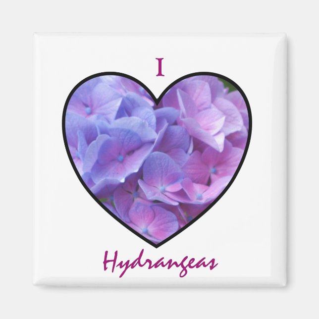 Aimant d'Hydrangée (Devant)