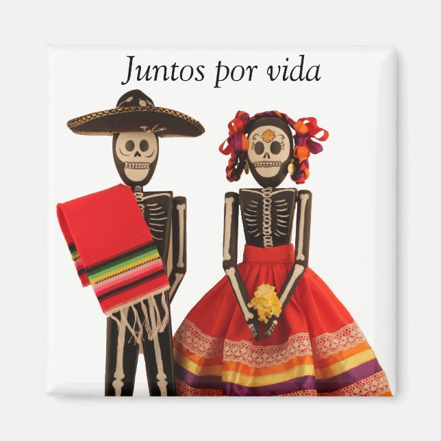 Aimant Dia de los Muertos (Devant)