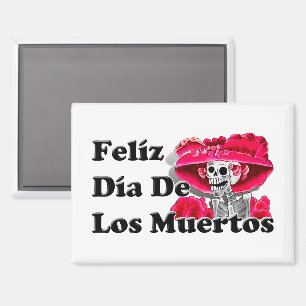 Aimant Dia De Los Muertos (La Catrina)
