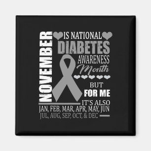 Aimant diabète type sensibilisation Novembre diabétique d