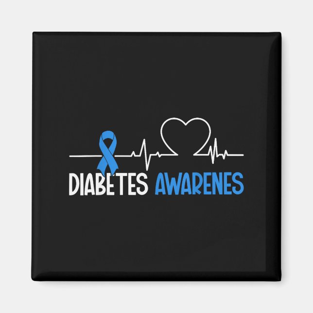 Aimant Diabetes Awareness Day World Diabetes Month  (Devant)