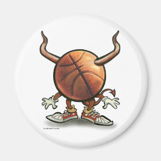 Aimant Diable de basket-ball