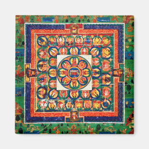 Aimant Diagramme cosmique Mandala pour la méditation