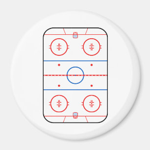 Aimant Diagramme de la patinoire Hockey Jeu Compagnon