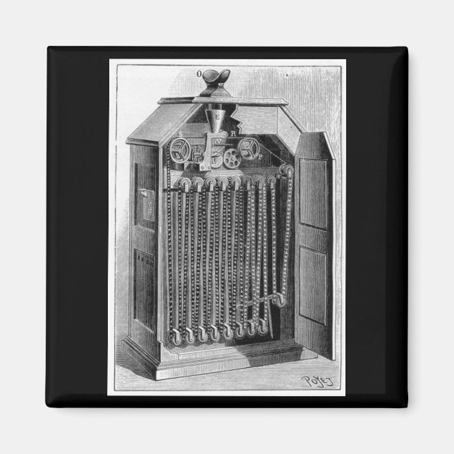 Aimant Diagramme Kinetoscope (Devant)