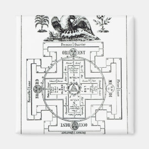 Aimant Diagramme mystique de Salomon