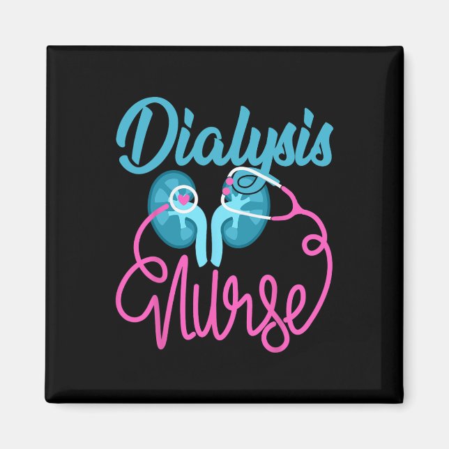 Aimant Dialyse Infirmière Néphrologie Infirmière Dialyse  (Devant)
