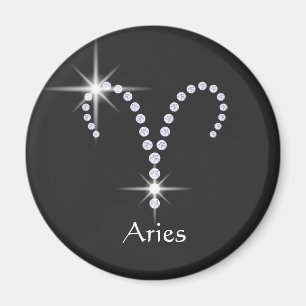 Aimant Diamants scintillants symbole du Bélier