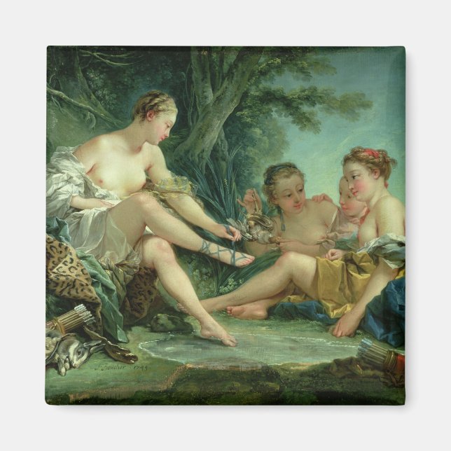 Aimant Diana après la chasse, 1745 (Devant)