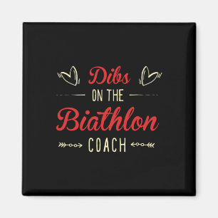 Aimant Dibs Sur Le Biathlon Coach Sayings Biathlon Coach