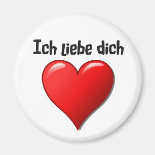 Aimant Dich de liebe d'Ich - je t'aime en allemand