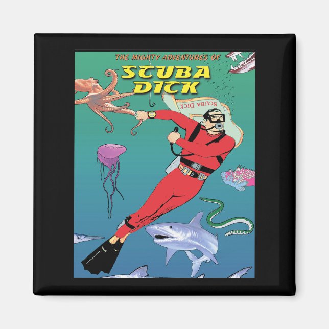 Aimant Dick Scuba (Devant)