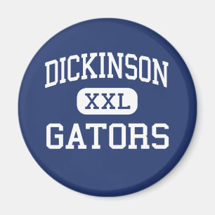 Aimant Dickinson - alligators - lycée - Dickinson le