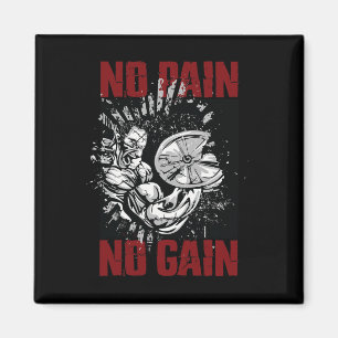 Aimant Dictons de musculation et chemises de gym pour hom