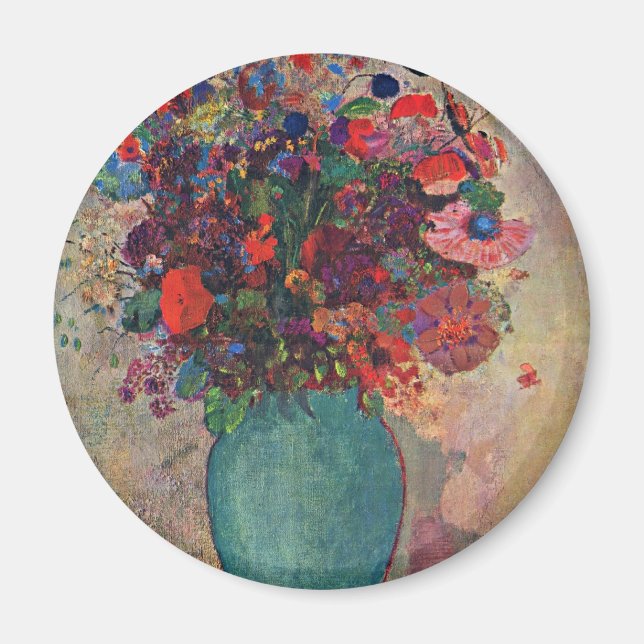 Aimant Die Türkisvase Par Redon Odilon (Meilleure Qualité (Devant)