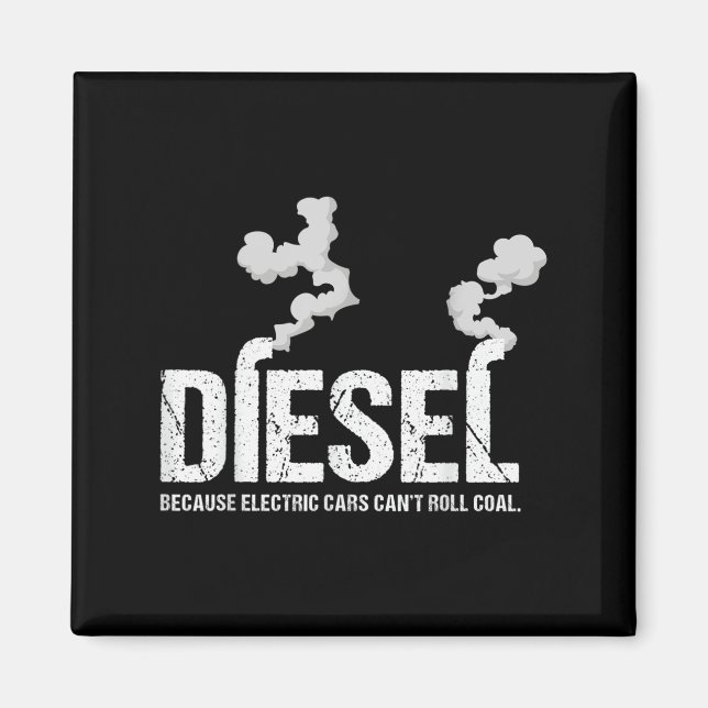 Aimant Diesel parce que l'électricité ne peut pas rouler  (Devant)