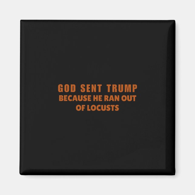 Aimant Dieu a envoyé Trump parce qu'il n'avait plus de sa (Devant)