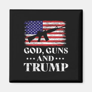 Aimant Dieu Armes Et Trump