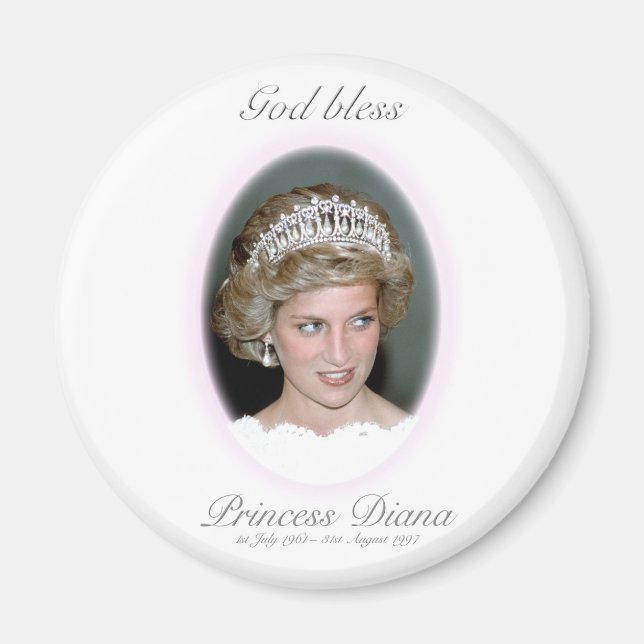 Aimant Dieu Béni Princesse Diana (Devant)