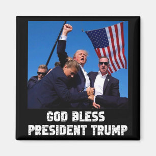 Aimant Dieu Bénisse Le Président Trump Pour Le Fan De Sou