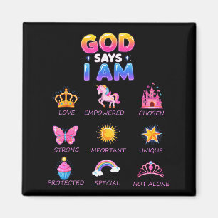 Aimant Dieu dit que je suis une princesse mignonne Jésus