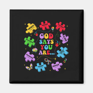 Aimant Dieu Dit Que Vous Êtes Autisme Chrétien Jésus Bibl