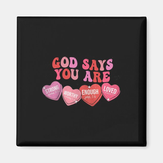 Aimant Dieu dit que vous êtes Valentin  (Devant)