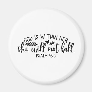 Aimant Dieu est en elle, elle ne tombera pas