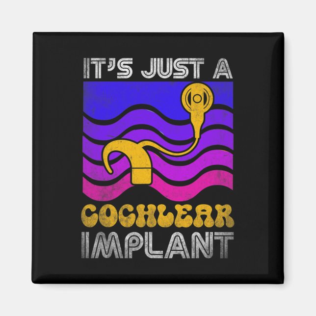 Aimant Difficile D'Entendre Fun ASL Audience Malvoyante C (Devant)